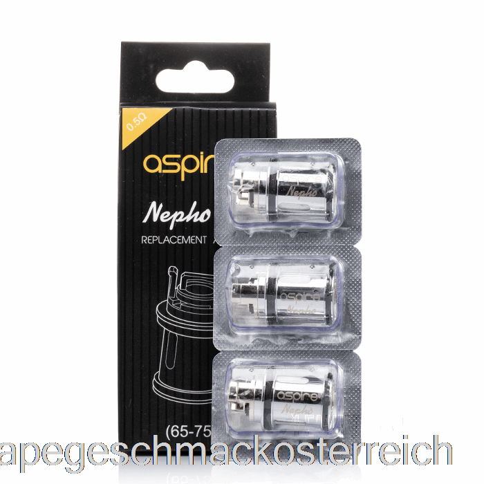 Aspire Nepho Ersatzspulen 0,5 Ohm Spulen Vape Geschmack